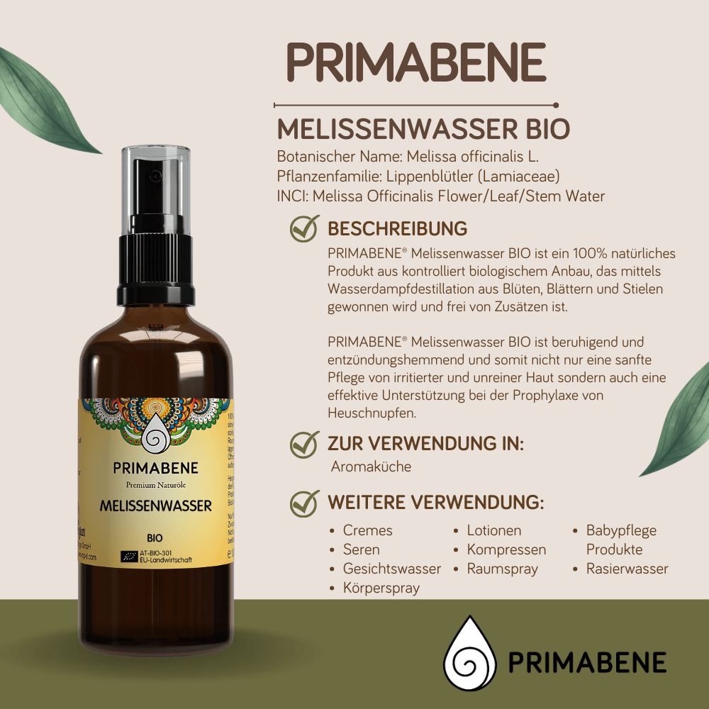 Bild von Melissenwasser Bio